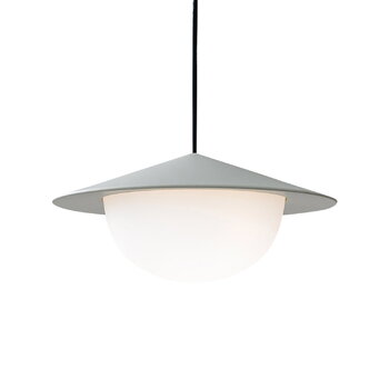 AGO Alley pendant, integrated LED, small, grey