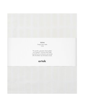 Artek Tessuto di cotone Siena, 150 x 300 cm, bianco