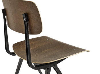 HAY Result chair, black - smoked oak