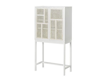 Design House Stockholm Air cabinet, stained white grey - cane