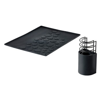 Zone Denmark Scolapiatti Diish, 4 pezzi, nero, immagine extra