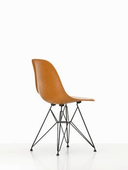 Vitra Sedia Eames DSR Fiberglass, dark ochre - basic dark