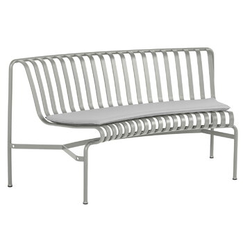 HAY Palissade Park dining bench cushion, in, 1 pc, sky grey