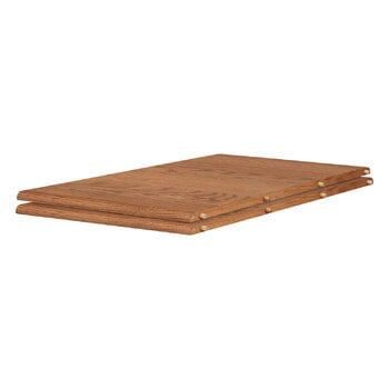 Warm Nordic Tavolo da pranzo Evermore, 160 cm, con 2 prolunghe, teak - rovere oliato, immagine extra