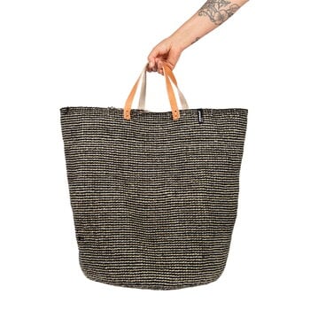 Mifuko Panier de sol Pamba, XL, sisal gris