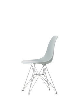 Vitra Eames DSR tuoli, light grey - kromi