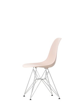 Vitra Eames DSR stol, pale rose RE - krom
