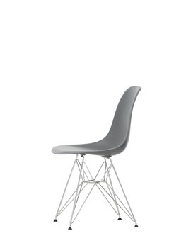 Vitra Eames DSR stol, granite grey RE - krom