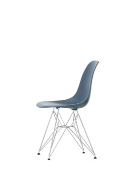 Vitra Eames DSR tuoli, sea blue RE - kromi
