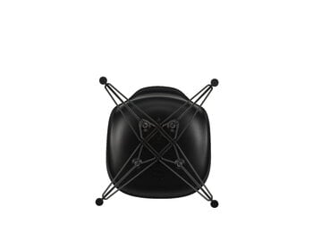 Vitra Eames DSR chair, deep black - basic dark