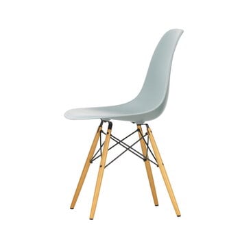 Vitra Eames DSW chair, light grey - maple