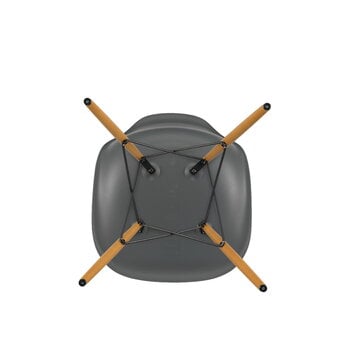 Vitra Eames DSW chair, granite grey - maple
