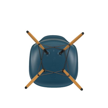 Vitra Eames DSW tuoli, sea blue RE - vaahtera