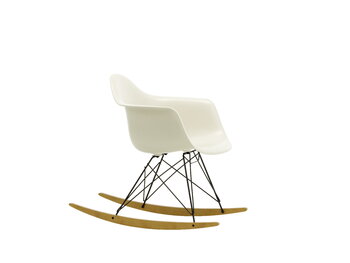 Vitra Chaise à bascule Eames RAR, pebble RE - basic dark - érable