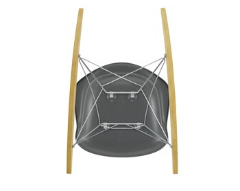 Vitra Eames RAR keinutuoli, granite grey -  kromi - vaahtera