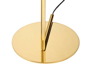 Flos IC F1 floor lamp, 24K gold