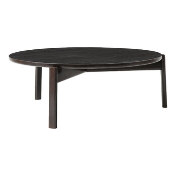 Audo Copenhagen Passage lounge table, 90 cm, dark oak