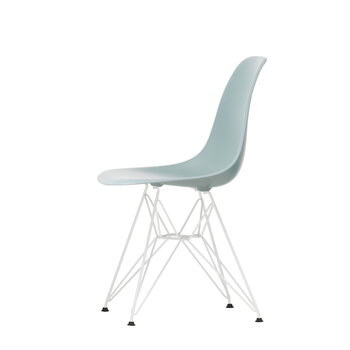 Vitra Eames DSR chair, light grey RE - white