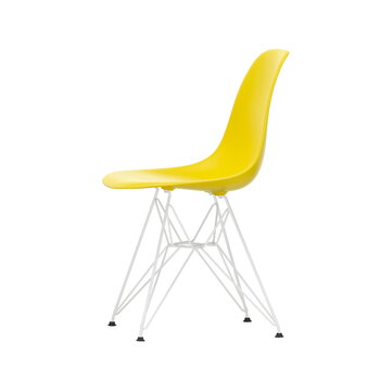 Vitra Eames DSR Stuhl, sun light – weiß