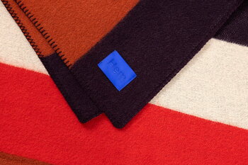 Hem Block throw, 130 x 180 cm, Fire