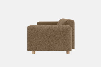 Hem Koti 3-istuttava sohva, ruskea buklee