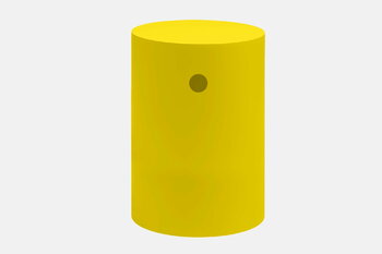Hem Hide pedestal, sulfur yellow