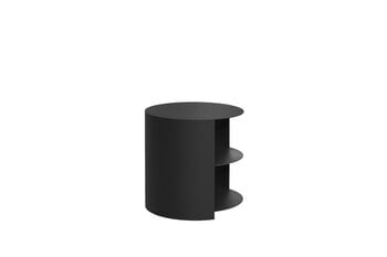 Hem Hide side table, jet black textured, extra image