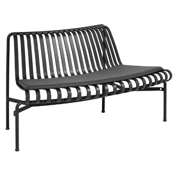 HAY Palissade Park dining bench cushion, out, 1 pc, anthracite