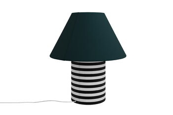 Hem Lampe de table Toto, grande, pin - rayure noire et blanche