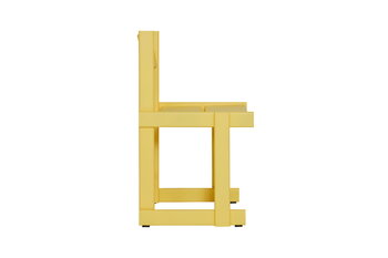 Hem Bullnose chair, yellow