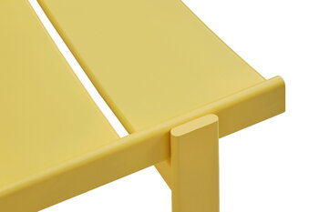 Hem Chaise Bullnose, jaune