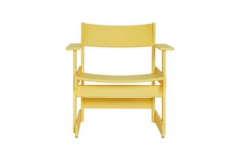 Hem Fauteuil lounge Bullnose, jaune