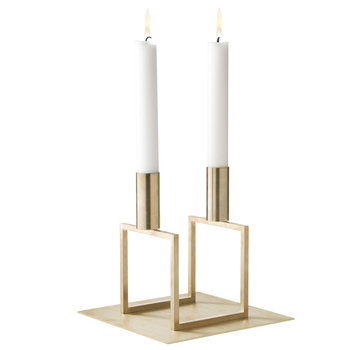 Audo Copenhagen Line candleholder, brass