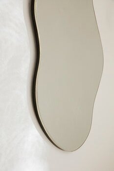 ferm LIVING Pond mirror, large, brass