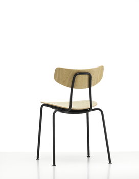 Vitra Moca chair, natural oak - basic dark