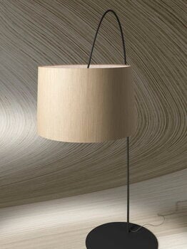 Foscarini Twiggy Wood floor lamp, black