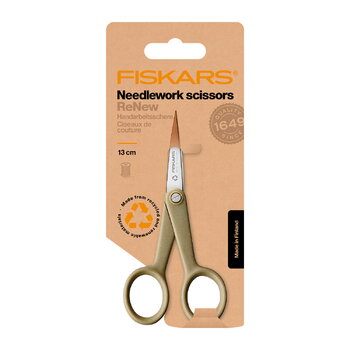 Fiskars ReNew needlework scissors, 13 cm