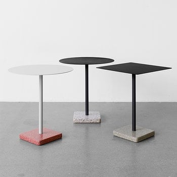 HAY Table Terrazzo, 70 cm, gris