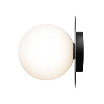 Nuura Liila 1 wall/ceiling lamp, large, black - opal white