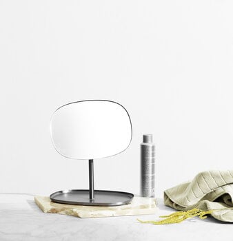 Normann Copenhagen Flip mirror, matte steel