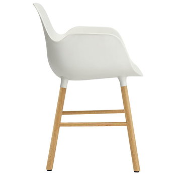 Normann Copenhagen Form armchair, white - oak