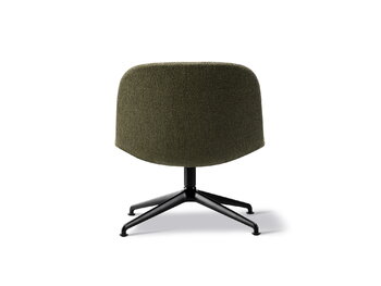 Fredericia Poltrona Eyes Lounge, girevole, nero - verde