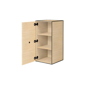 Audo Copenhagen Frame 70 with door, 2 shelves, oak