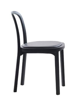 Woodnotes Siro+ stol, svart - svart läder