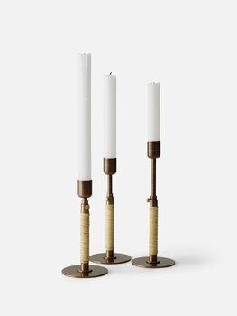Audo Copenhagen Duca candle holder, bronzed brass