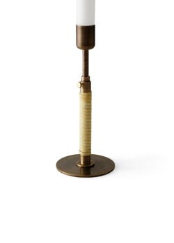 Audo Copenhagen Duca candle holder, bronzed brass