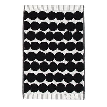 Marimekko Räsymatto guest towel, black-white