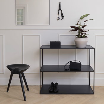 Audo Copenhagen ML42 stool, 48 cm, black stained beech