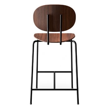 Sibast Piet Hein barstol, 65 cm, svart - lackerad valnöt