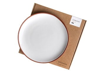 Vaidava Ceramics Earth dinner plate 26,5 cm, white